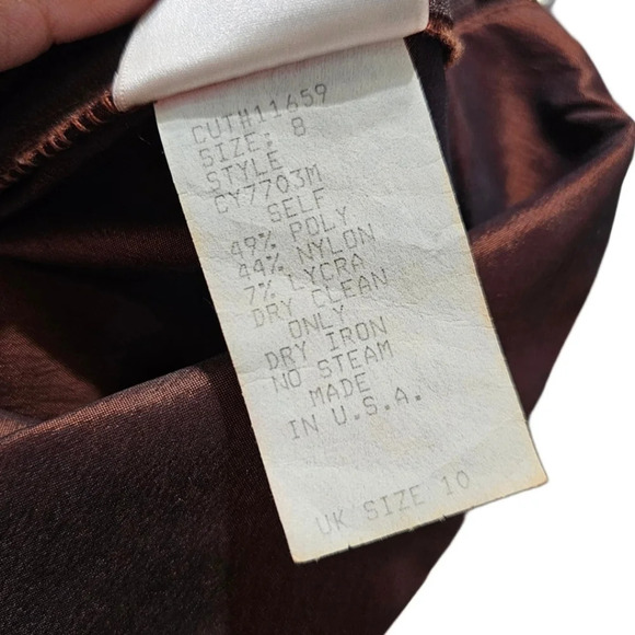 Tadashi Shoji Trumpet Hem Cocktail Dress - Picture 5 of 6